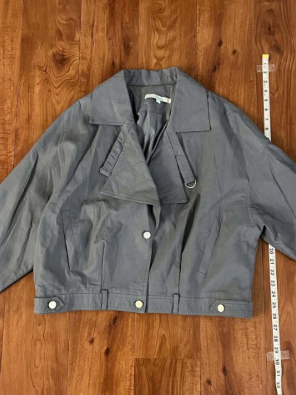 Blue Alomore Women’s Leather Jacket Medium